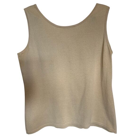 Escada Margaretha Ley 2 pc Blazer and tank size 38 Cream gold button - Picture 6 of 16